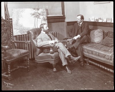 Artists Parsons and Ed Pottest, 1907 by Byron Company